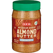 H-E-B No Sugar Added Crunchy Almond Butter
