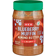 H-E-B Creamy Almond Butter - Blueberry Muffin