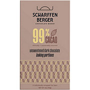 Scharffen Berger 99% Cacao Unsweetened Dark Chocolate Baking Portions