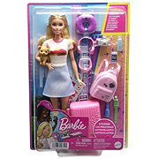 Barbie Malibu Doll & Puppy Travel Playset