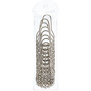 our goods Metal Shower Curtain Rings - Silver