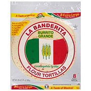 La Banderita Burrito Grande Flour Tortillas