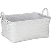 our goods Woven Plastic Storage Basket - Black - Shop Storage Bins at H-E-B