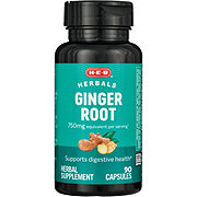 H-E-B Herbals Ginger Root Capsules - 750 mg
