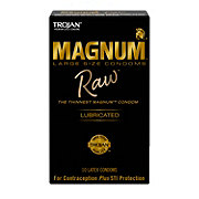 Trojan MAGNUM Raw Lubricated Condoms 