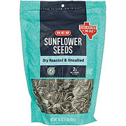 H-E-B Dry Roasted Unsalted Sunflower Seeds - Texas Size Pack