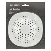 our goods Hair Catcher Drain Cover - White