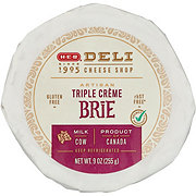 H-E-B Deli Artisan Triple Creme Brie Cheese