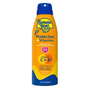 Banana Boat Protection + Vitamins Sunscreen Spray - SPF 50+