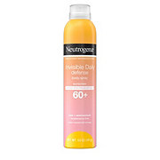 Neutrogena Invisible Daily Defense Body Spray Sunscreen Broad Spectrum SPF 60+