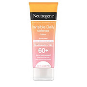 Neutrogena Invisible Daily Defense Sunscreen Lotion Broad Spectrum SPF 60+ Fragrance Free