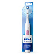 Oral-B Revolution Battery Toothbrush with Brush Head - White
