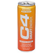 Cellucor C4 Zero Sugar Smart Energy Drink - Sparkling Peach Mango