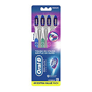 Oral-B 3D White Pro-Flex Stain Eraser Toothbrushes - Medium