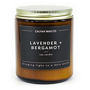 Calyan Wax Co. Lavender + Bergamot Scented Soy Candle