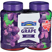 Hill Country Fare Concord Grape Jelly - Texas Size Twin Pack