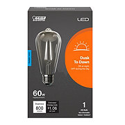 Feit Electric A19 60-Watt Dusk to Dawn LED Light Bulb