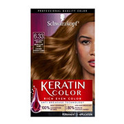 Schwarzkopf Keratin Color 6.33 Light Gold Brown