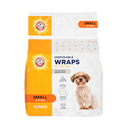 Arm & Hammer Disposable Wraps for Male Dogs - Small
