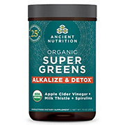 Ancient Nutrition Organic Super Greens Alkalize & Detox