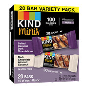 Kind Minis Bars - Salted Caramel Dark Chocolate & Dark Chocolate Almond Coconut