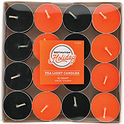 Destination Holiday Halloween Tea Light Candles - Black & Orange