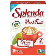 Splenda Monk Fruit Zero Calorie Sweetener Packets