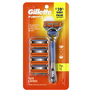 Gillette Fusion5 Men’s Razor Handle + 5 Blade Refills