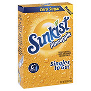 Sunkist Pineapple Zero Sugar Singles to Go