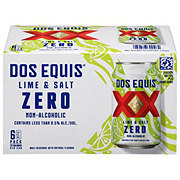 Dos Equis Zero Non-Alcoholic Lime & Salt Beer 6 pk Cans