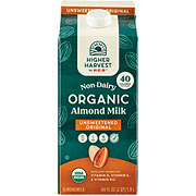 Higher Harvest by H-E-B Organic Non-Dairy Almond Milk – Unsweetened Original