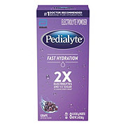 Pedialyte Fast Hydration Electrolyte Packets - Grape