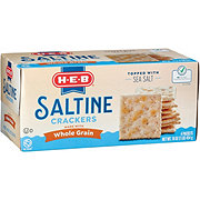 H-E-B Saltine Crackers - Whole Grain