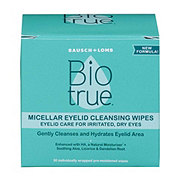 Bausch & Lomb Biotrue Micellar Eyelid Cleansing Wipes