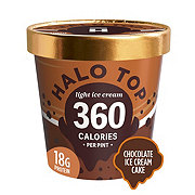 Halo Top 18g Protein Light Ice Cream - Chocolate Ice Cream Cake