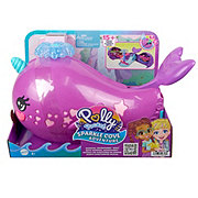 Polly Pocket Sparkle Cove Adventure Narwhal Boat Playset