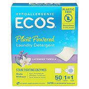ECOS Laundry Detergent Sheets 50 Loads - Lavender Vanilla
