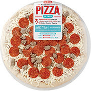 H-E-B Made Fresh In Store Sausage & Pepperoni Pizza