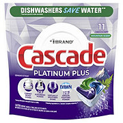 Cascade Platinum Plus Mountain Scent Dishwasher Detergent ActionPacs