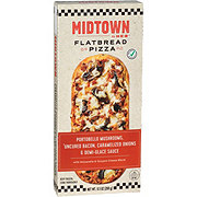 Midtown by H-E-B Frozen Flatbread Pizza - Uncured Bacon & Mushroom