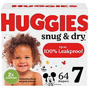 Huggies Snug & Dry Baby Diapers - Size 7