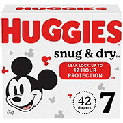 Huggies Snug & Dry Baby Diapers - Size 7