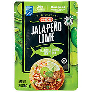 H-E-B Seasoned Wild Caught Chunk Light Tuna - Jalapeño Lime