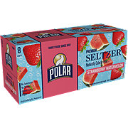 Polar Seltzer Water Strawberry Watermelon 12 oz Cans