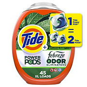 Tide Power PODS Febreze Odor Eliminator Botanical Rain HE Laundry Detergent Pacs