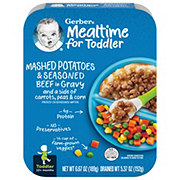 Gerber Mealtime for Toddler - Mashed Potatoes & Seasoned Beef in Gravy