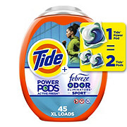 Tide Power PODS Febreze Odor Eliminator Sport Active Fresh HE Laundry Detergent Pacs