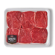 H-E-B American-Style Wagyu Beef Round Tip Steaks - Value Pack 