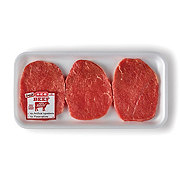 H-E-B Boneless Beef Eye of Round Steaks, Thin Cut - USDA Select