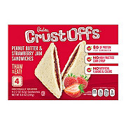 Charlotte's CrustOffs Frozen Sandwiches - Peanut Butter & Strawberry Jam